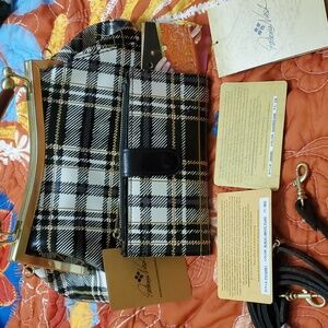 Patricia Nash frame bag with matching wallet